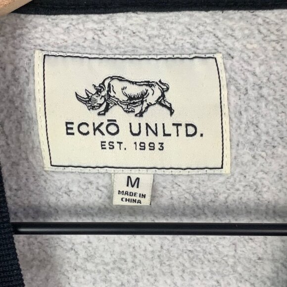 Ecko Unltd. Graphic Fleece Pullover Crewneck Sweatshirt‎ Men’s Sz Medium Blend - Picture 9 of 11